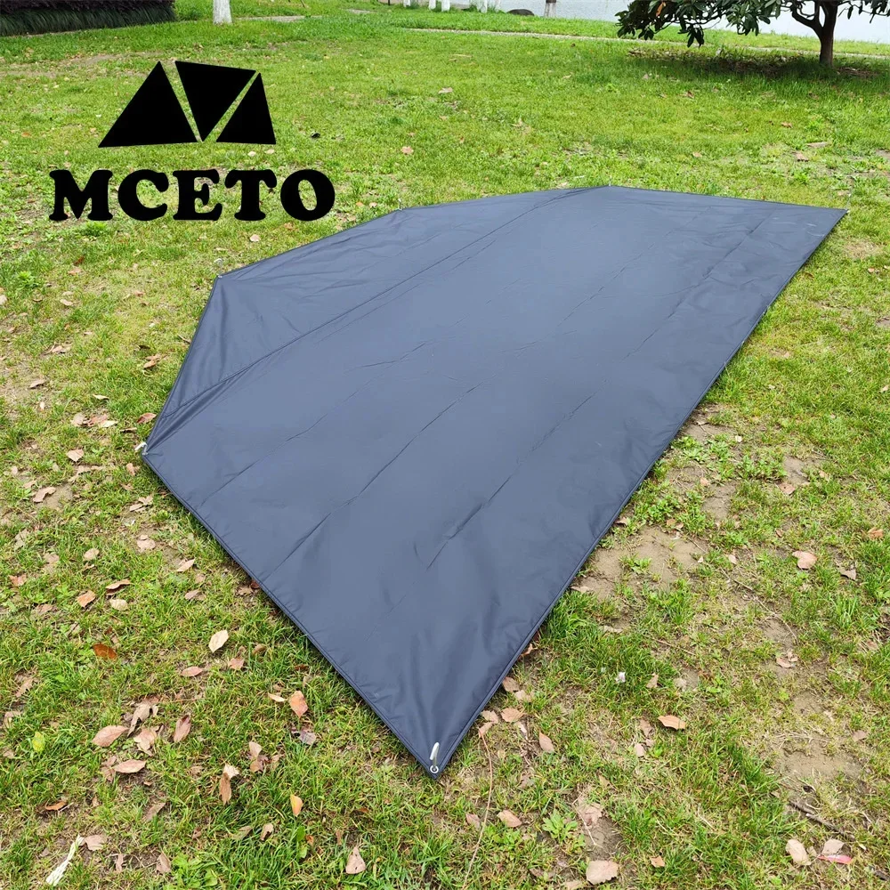 Imagem -04 - Polygon Camping Mat Oversize Mat Tapete de Piquenique ao ar Livre Barraca Decagon Grande Pyramid Folha de Chão Abrigo Simples Toldos Cobertor de Praia 4.6 m