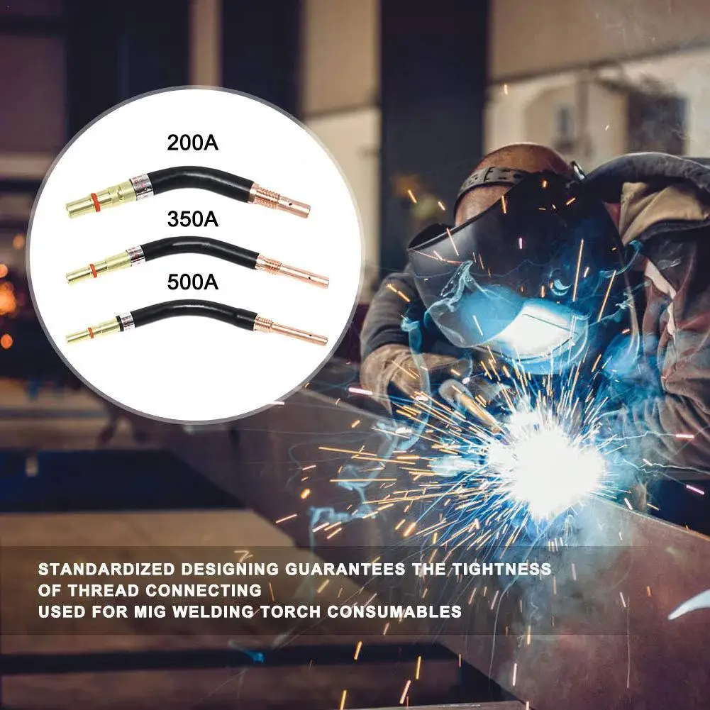 

Сварочный пистолет, 200 А/350 А/500 А, гибкий стержень для труб, Универсальный сварочный пистолет, гибкий стержень для труб, сварочный пистолет, аксессуары, локоть