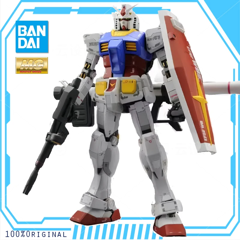 

BANDAI Anime MG 1/100 RX-78-2 Gundam Ver. 3.0 New Mobile Report Gundam Assembly Plastic Model Kit Action Toy Figures Gift