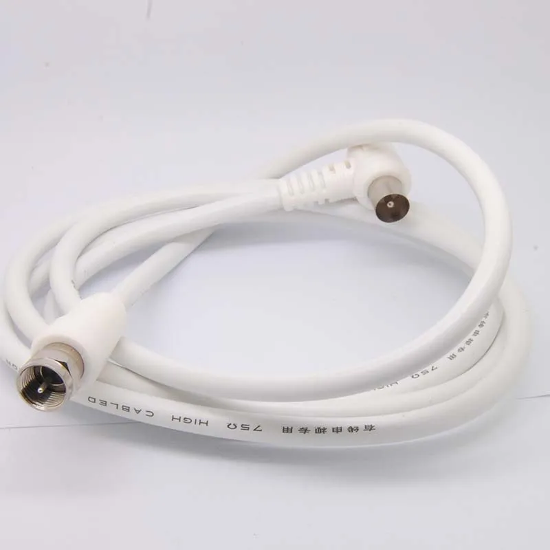 1.5m TV Antenna Flylead Cable Male PAL To F Type Connector Cord