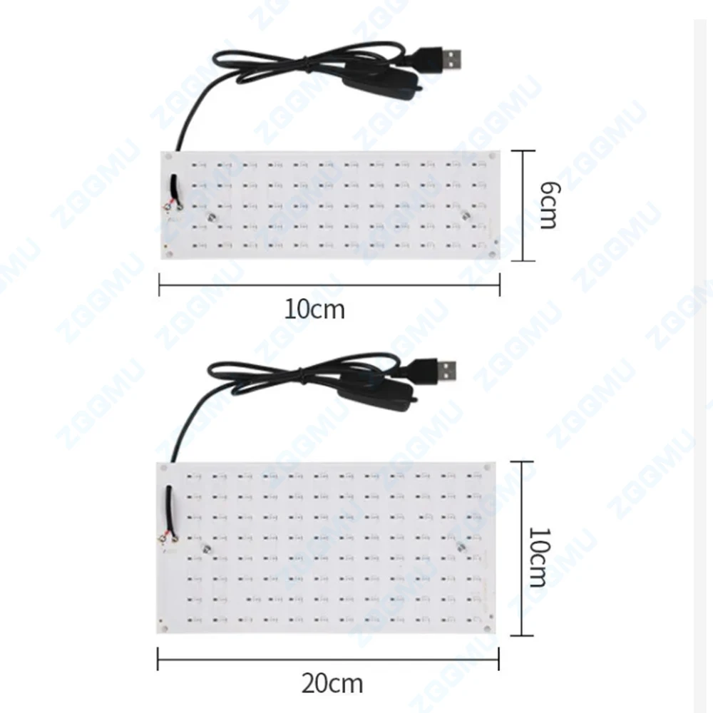 

Светодиодная плата 20W/30W квадратной формы, DC5V, с USB-кабелем, подходит для стерилизации и дезинфекции, 395 нм, фиолетовый УФ-излучение для полимеризации.