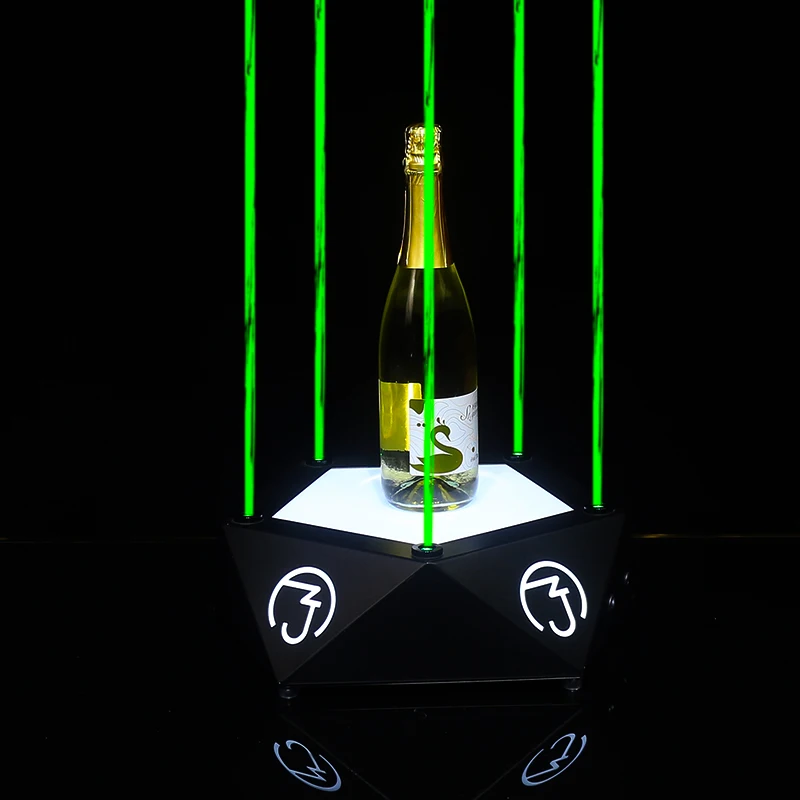 

Bar VIP Wine Rack display,KTV Wine Stand, Laser Display Stand, Creative Wine Bottle Holder, Suitable for Bar KTV Decoration
