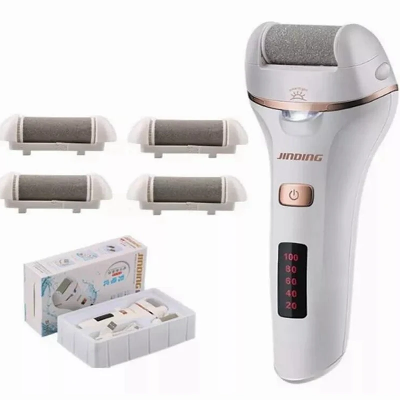 Electric Foot File Callus Remover Machine Pedicure Device Rechargeable Feet Care Tool For Heels  Dead Skin