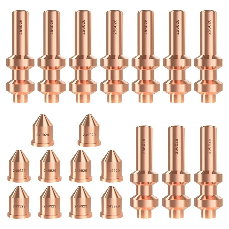 

ABZY-20 Pcs Electrode 256026 Tip 249929 For Miller-Spectrum 875 Auto-Line Cutter XT60 Torch Consumables Cutter Tips