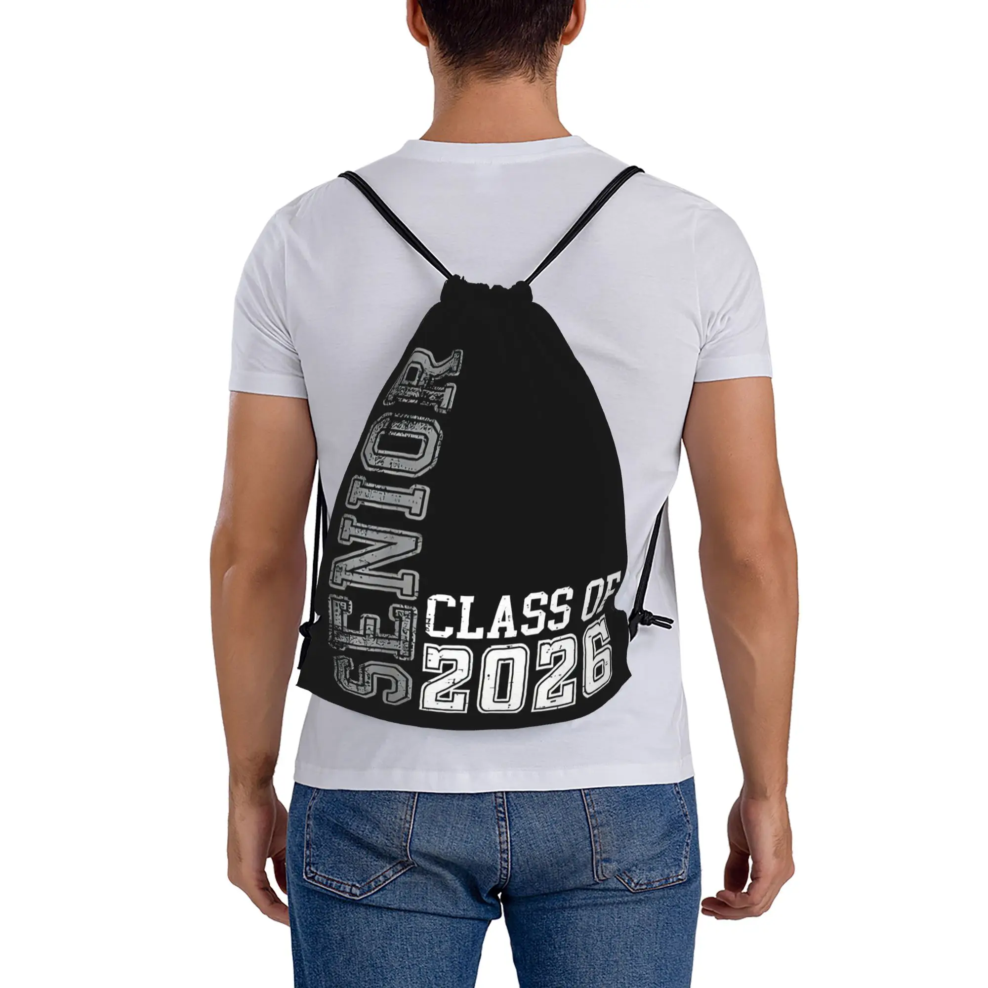 Class Of 2026 Senior 2026 Graduation 2026 Student Graduation in 2026 Portable Shopping Riding Backpack Gym Shoes Drawstring Bags