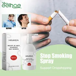 Stop Smoking Spray Fresh Breath Quit Smoking Lung Support Clean Anti Smoking Desire Relieves Dry Throat Smoking Cessation Spray