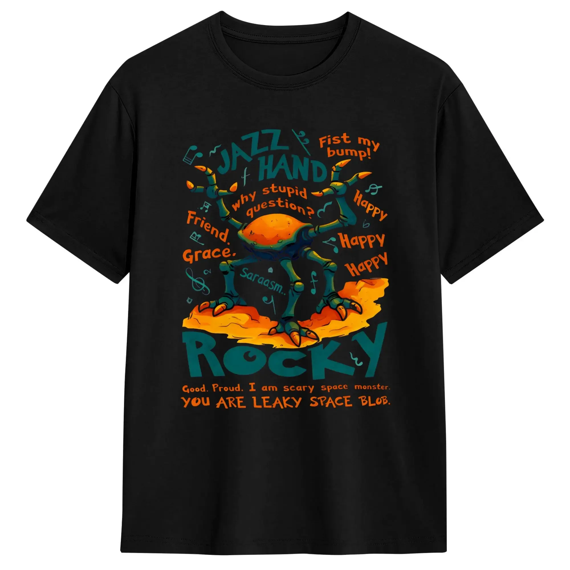 Fashion Project Hail Mary Jaz Hand T-Shirt Men Crewneck 100% Cotton T Shirts  Short Sleeve Tees Printed Clothing