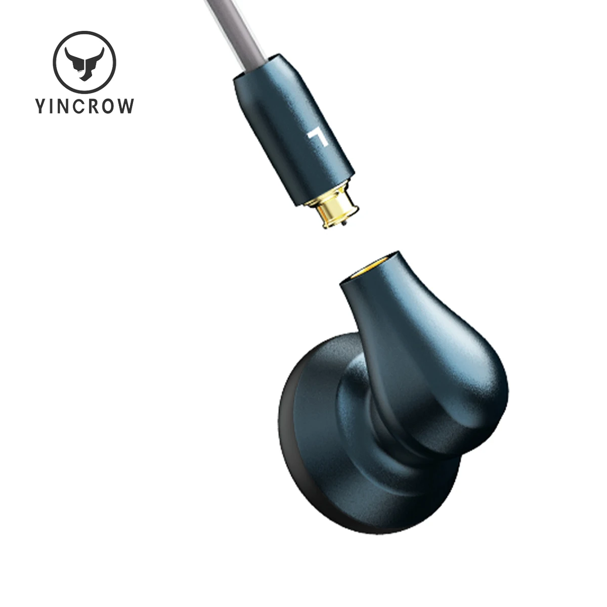 Yincrow Mysticox Rw5000 15.3mm Self-Develop Diaphragm Earbud 3.5/4.4mm/Type-C Plug MMCX Detachable Cable Alloy Shell Hifi Earbud