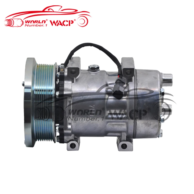 

12 Volt Air Conditioning Automotive Compressor 7H15 8PK for Caterpillar OEM 1780782/1789570/CA1789570/7963460 WXTK095
