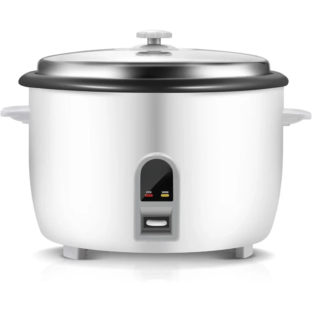 Rice Cookers, Commercial Rice Cooker, 30-Cup Large Capacity  (UnCooked), One Touch Operation & 12-Hour Keep Warm, Rice Cookers