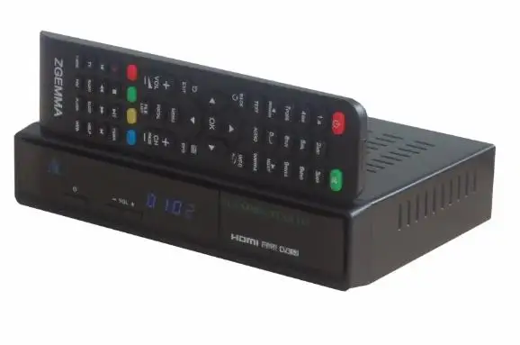 [حقيقي] Zgemma-Star H2 استقبال الأقمار الصناعية الرقمية Linux Enigma2 مستقبل DVB-S2X + DVB-T2 HDTV استقبال MHEG-2/4 H. 264