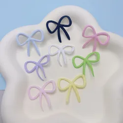 80Pcs 3x2.5CM Small Bowknot Padded Applique For DIY Clothes Hat Shoes Sewing Patches Headwear Hair Clips Bow Decor