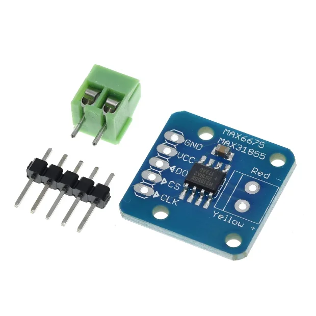 MAX6675 MAX31855 Thermocouple Module Temperature Sensors Type K Thermocouple Module SIP Interface