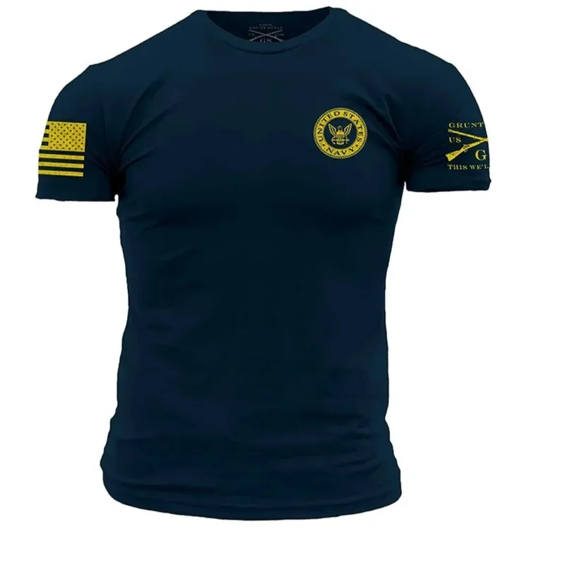 

High Quality Cool Marine Corps Army Camouflage T Shirts Men's Summer 3D Oversized Printed Soldier T-Shirts Breathable Clothes