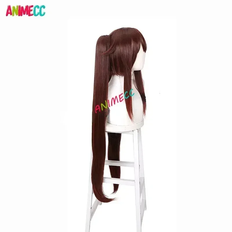 Bear's Den GenshinImpact Hutao Parrucca Cosplay Gioco Anime Hu Tao Stile Cinese Costume Puntelli Cappello di Halloween Accessori Chr Nuovo 2025