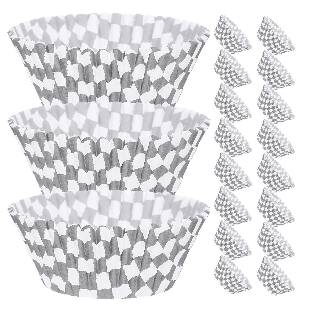 

200pcs Baking Cake Paper Cups Liners Heat Resistant Non Deformable Greaseproof Dessert Muffin Chocolate Kitchen Bar