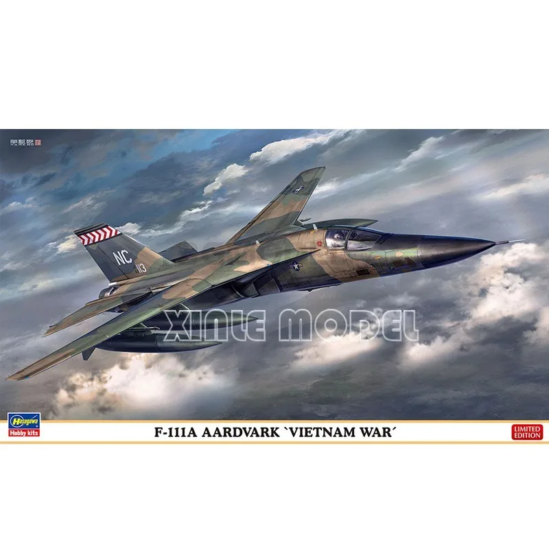

Комплект пластиковой собранной модели самолета Hasegawa 02441 F-111A Aardvark'Вьетнамская война '1/72