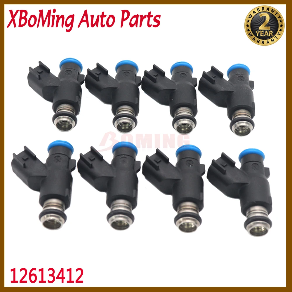 8pcs/lot 12613412 Car Fuel Injectors For CHEVROLET SILVERADO 2500/3500 EXPRESS 2500/3500 For GMC SAVANA 2500/3500/4500 XL 2500