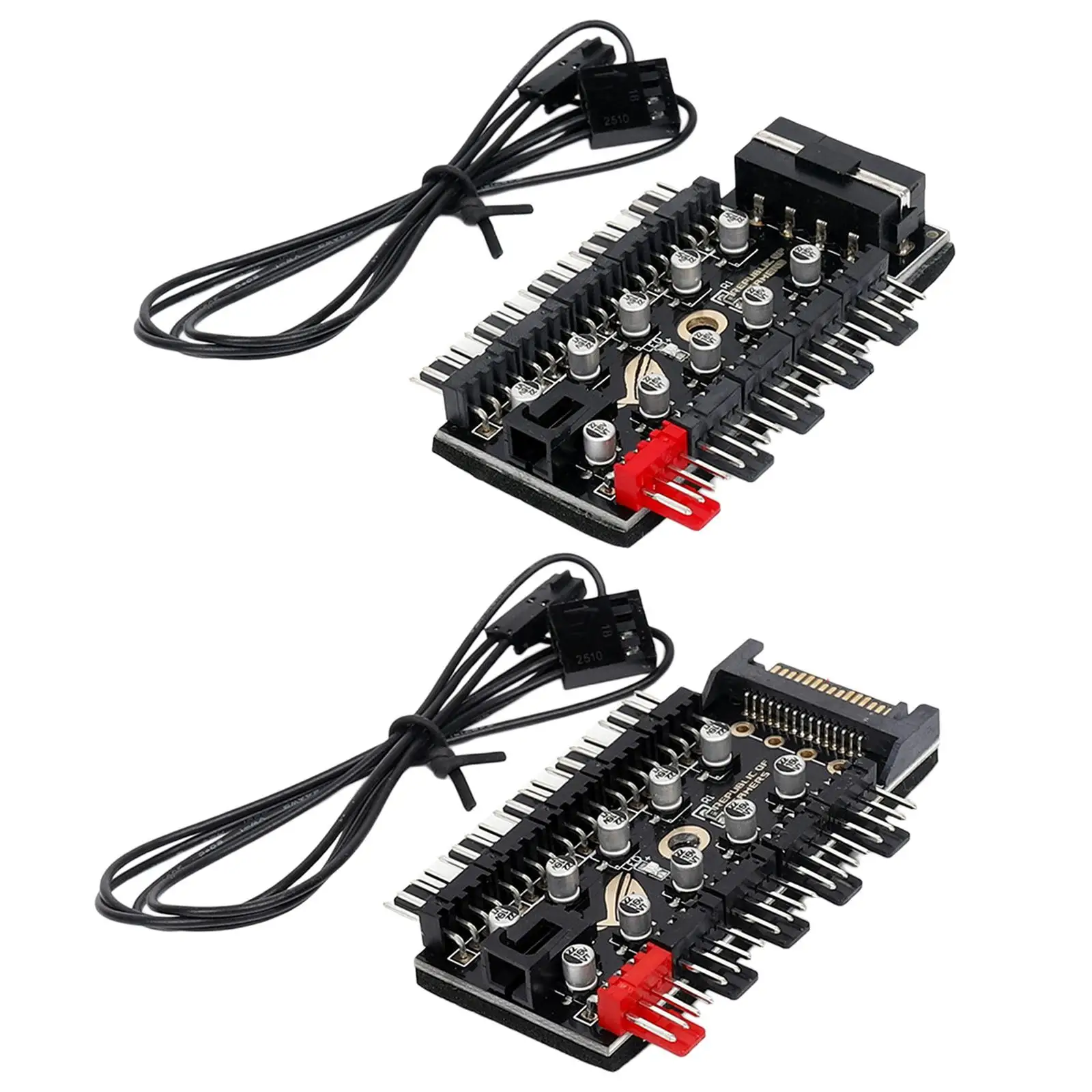 5V 3Pin Splitter 0 RGB Sync Fan Light Controller / Power Supply 50cm