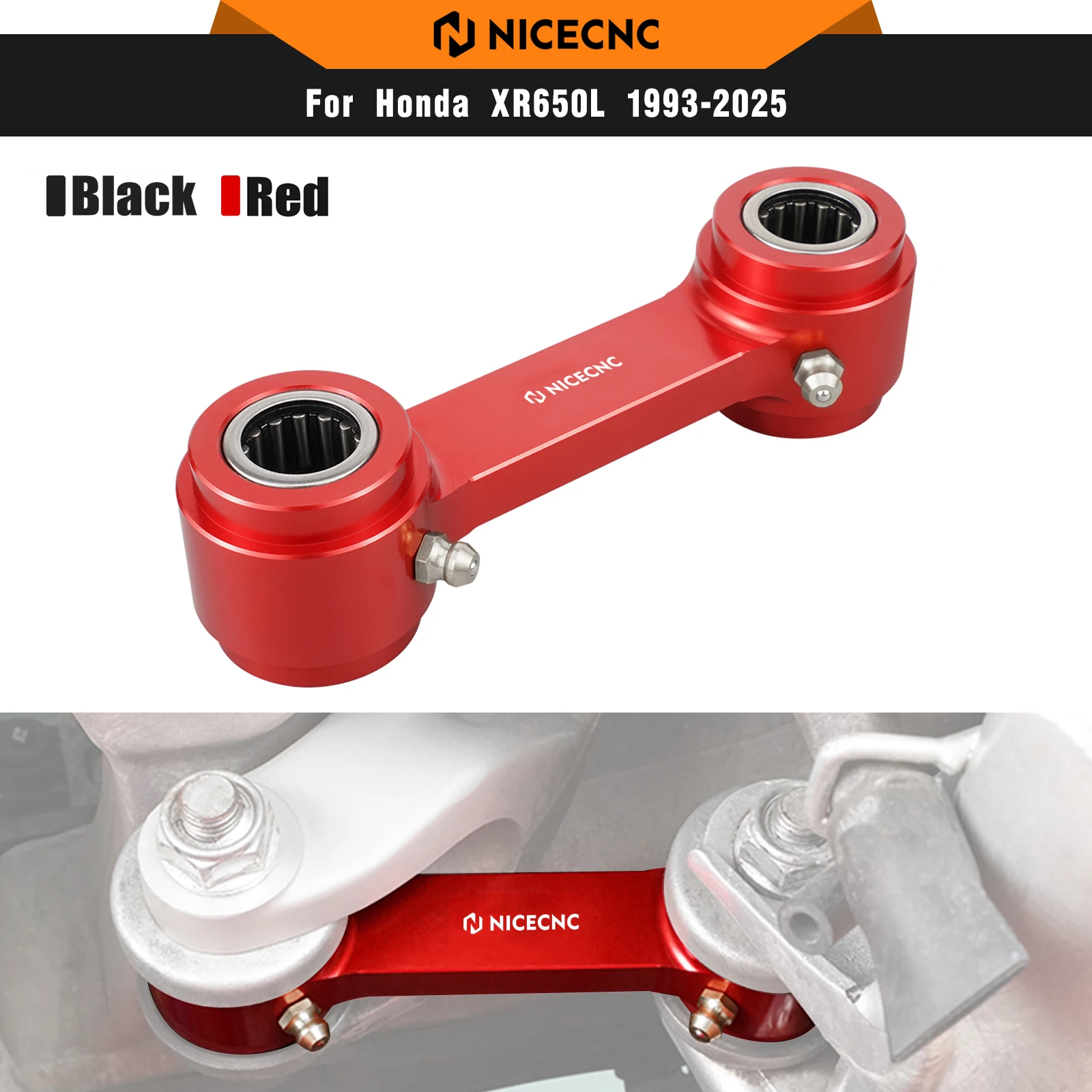 

NICECNC For Honda XR600R XR 600R 1985-2024 XR650L 1993-2025 Rear Suspension Lowering Link Lower 1.18in/30mm XR 650L Accessories