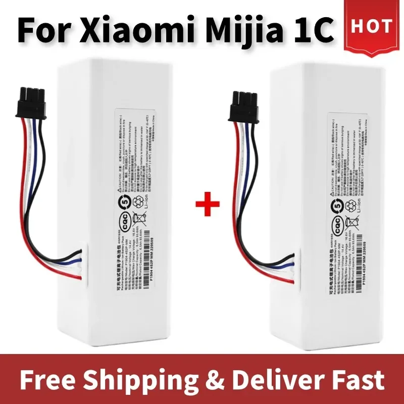 

for Xiaomi Robot Battery 1C P1904-4S1P-MM Mijia Mi Vacuum Cleaner Sweeping Mopping Robot Replacement Battery G1