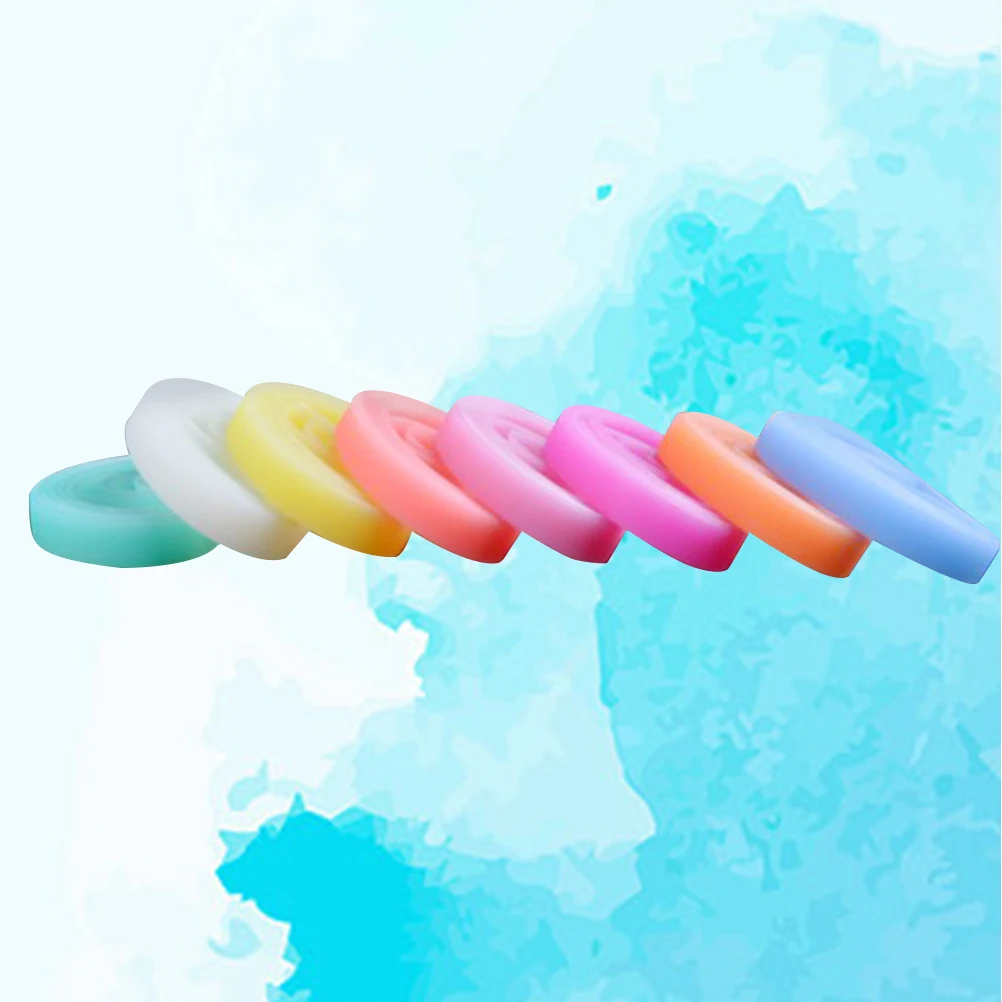 

8 PCS Luminous Wrist Strap Band Rubber Bracelet Silicone Wristband Bracelets Bands Basketball