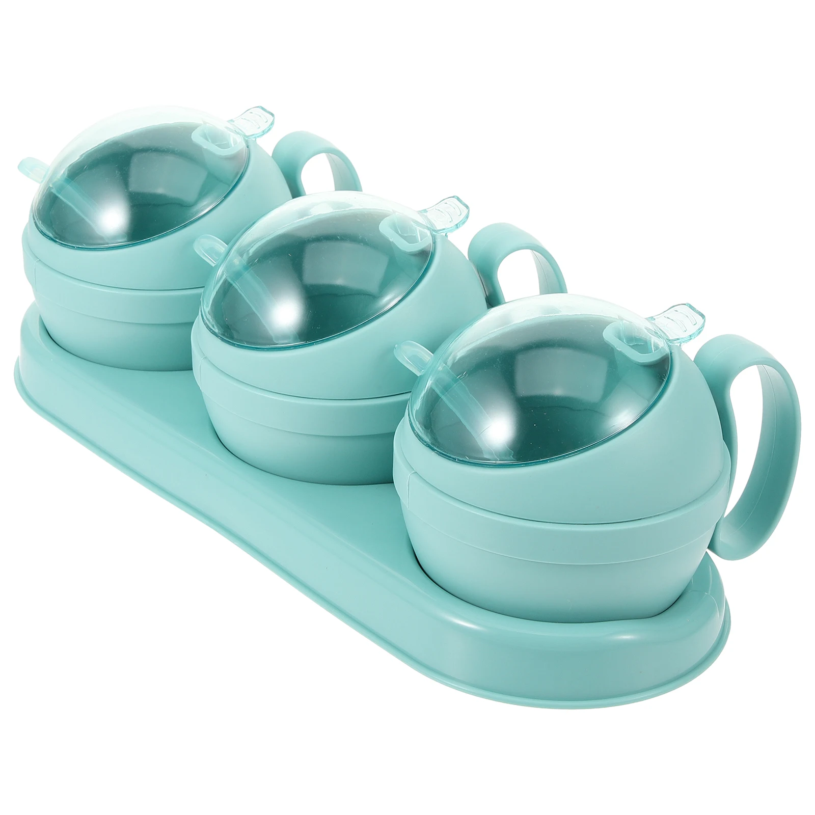 Seasoning Box Food Grade Material Condiment Containers Spice Jars Storage Tray Kitchen ganization Salt Pepper