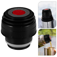 2pcs Insulated Cup Lid 45Mm 500Ml-1200Ml Replacement Stopper For Vacuum Flask Water Bottle Leakproof Thermal Tumbler Bulk Caps