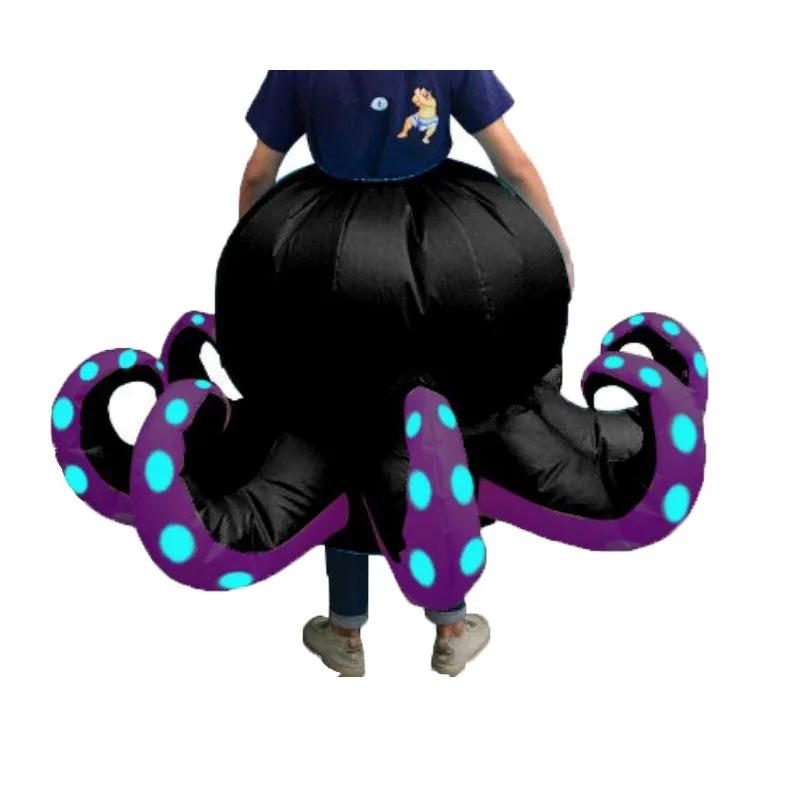 Halloween Party Novelty Dress Up Show Props Octopus Inflatable Costume, Octopus Inflatable Costume Cosplay Costumes