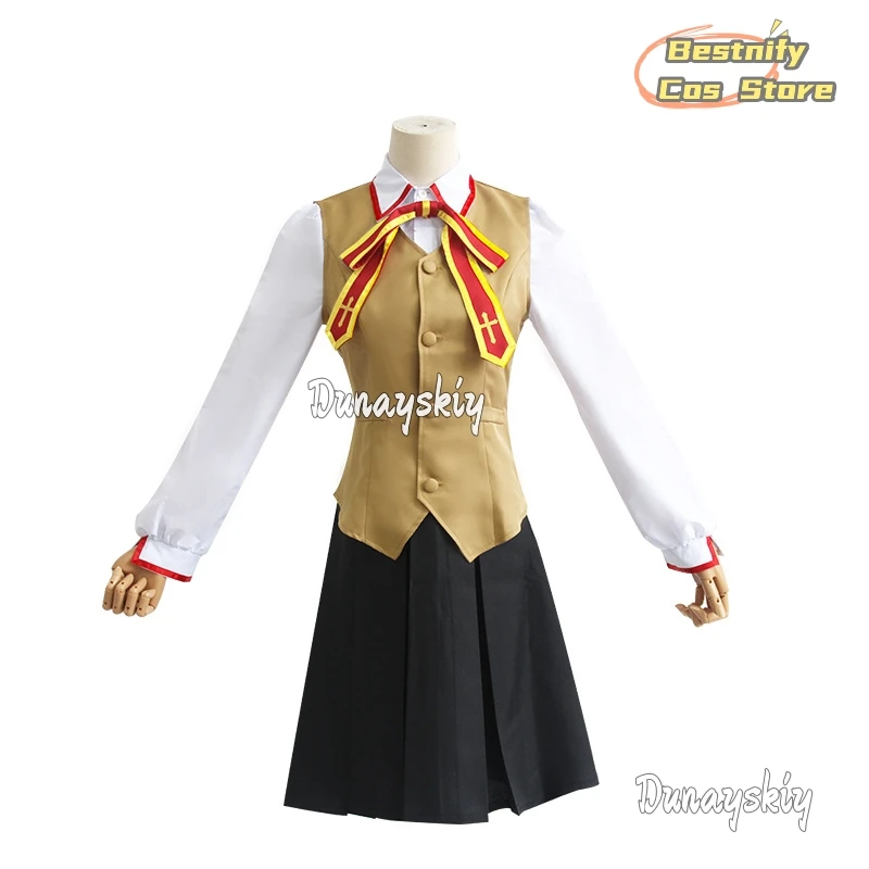 Anime Spiel Fate/stay Night Tohsaka Rin Cosplay Kostüm Perücke Roten Teufel Perücke Langen Mantel Schuluniform Rock Frau Kawaii campus Anzug