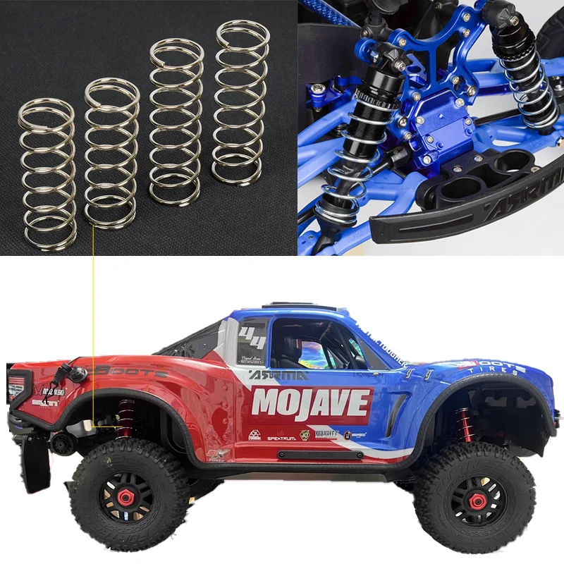 Metal Hard Spring Shock Absorber for 1/8 ARRMA 6S 4S RC MOJAVE TYPHON KRATON OUTCAST BIG ROCK FIRETEAM INFRACTION LIMITLESS Car
