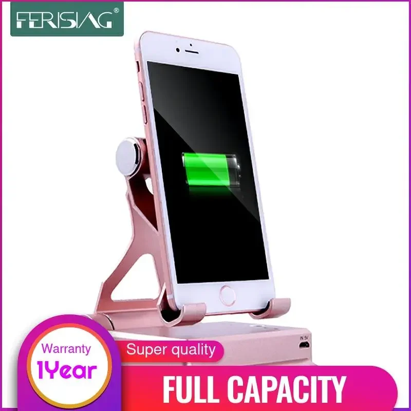 

FERISING Power Bank 10400mAh Floating bracket Portable Backup Battery Charger Powerbank Phone tablet holder Cargador portatil