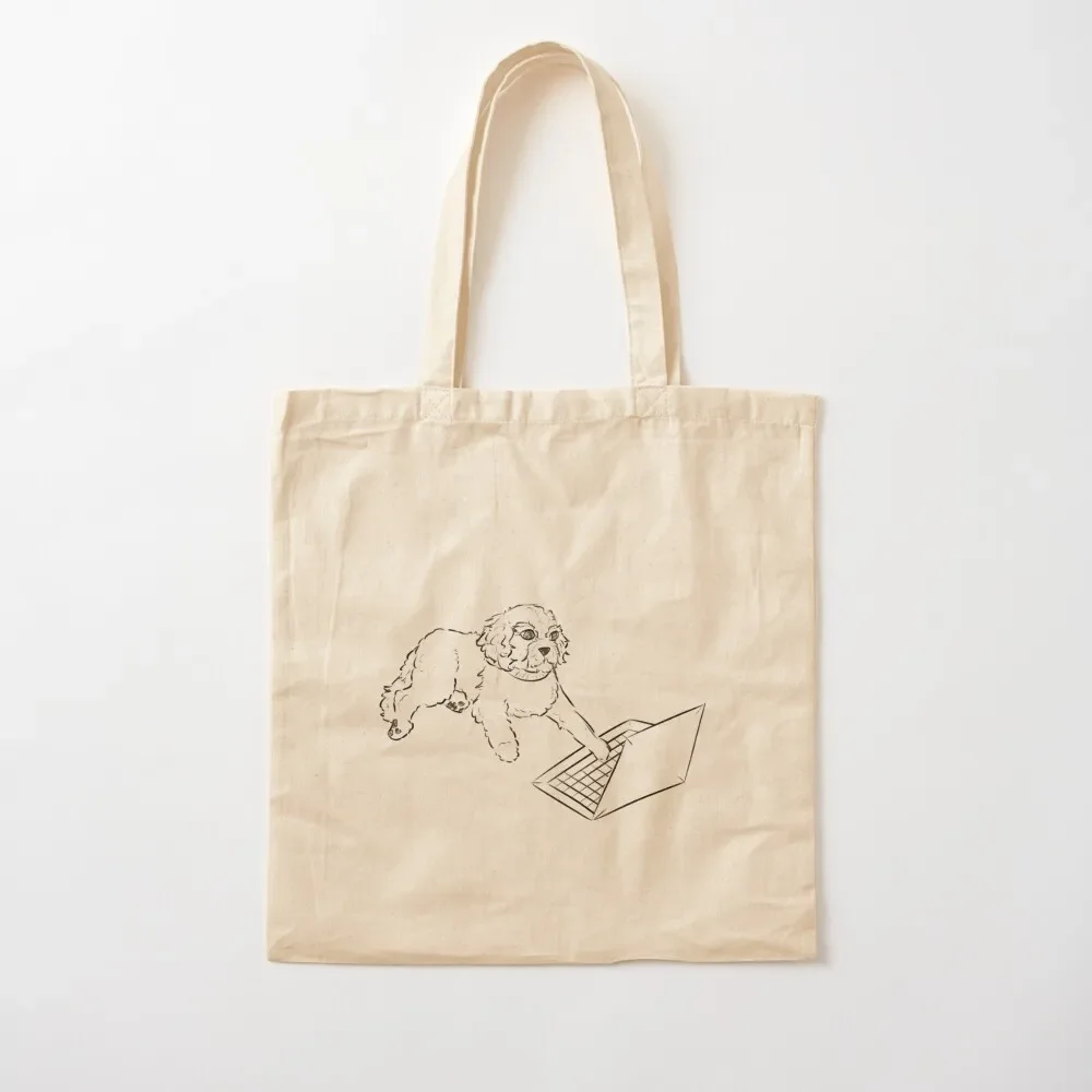 Bennet Hard at Work Tote Bag Canvas stote bag tote bags aesthetic