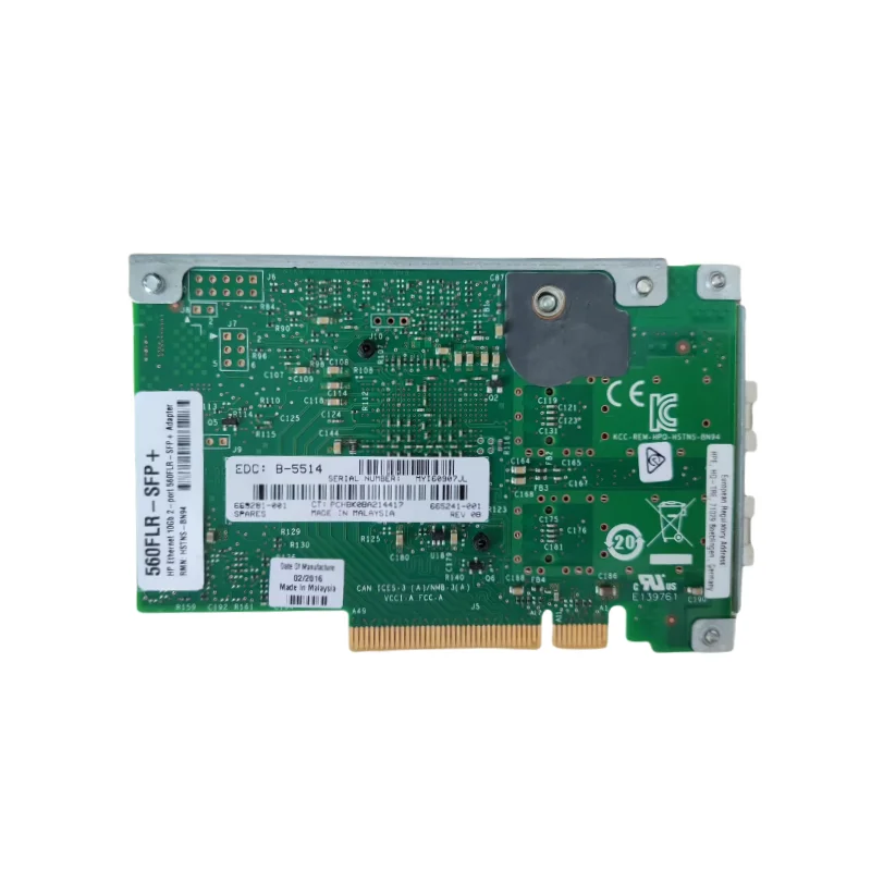 Original für HP G8 G9 10GB 560FLR-SFP Dual-Port Gigabit Netzwerkkarte 560FLR SFP 665241 -001 669281 -001