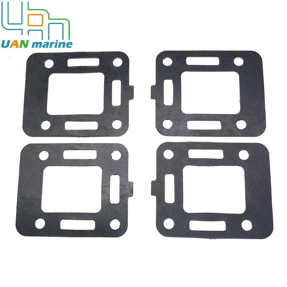 4Pcs Exhaust Elbow Riser Gasket For MerCruiser SternDrives 2.5L 3.0L Alpha 1 27-997772 27-99777-2 27-99777B2 27-52076