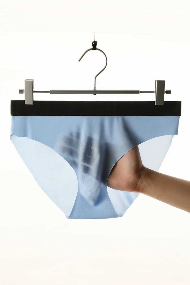 Slip 3 pezzi con texture seta ghiacciata, super cool sulla pelle in estate, goditi il tocco setoso