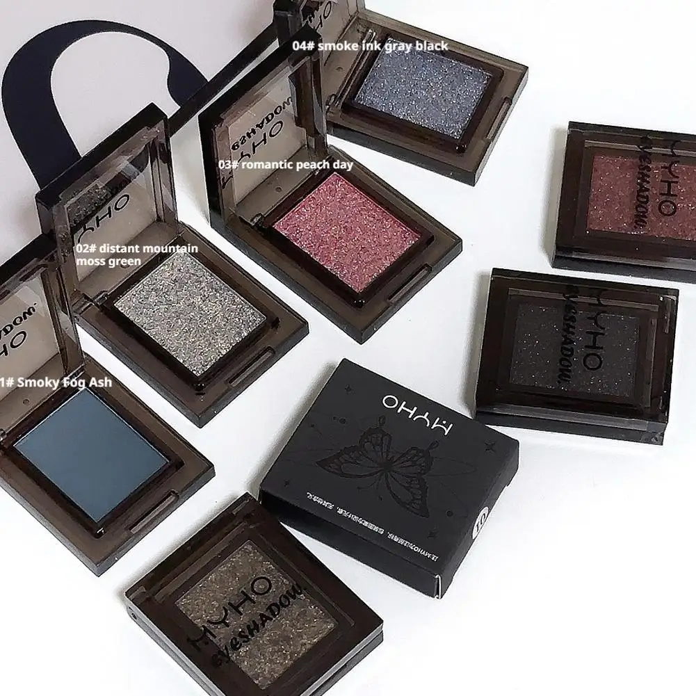 Single-color Shimmery Eyeshadow Matte Shimmer Natural Long-lasting Brightening Eye Shadow Makeup