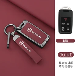 Zinc Alloy Car Smart Key Case Cover Protector Shell Holder For Volvo S40 S60 S80 S90 XC60 XC70 XC90 V40 V60 Keychain Accessories