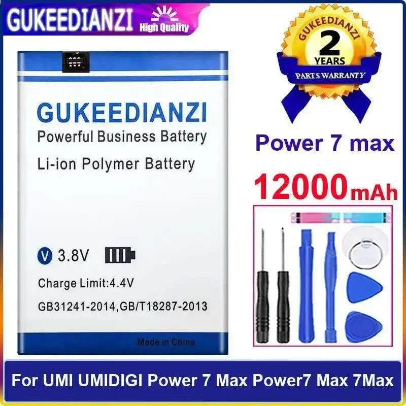 

Long-Lasting Performance High Compatibility For Umi Umidigi Power 7 Max Power7 7Max 12000Mah Mobile Phone Battery