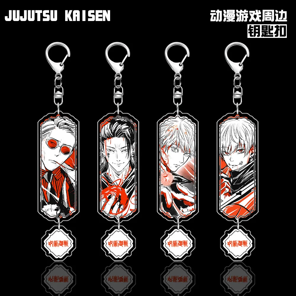 

Jujutsu Kaisen Gojo Satoru Geto Suguru Inumaki Toge Nanami Kento Акриловый многослойный брелок Аниме Брелок Аксессуары Милый аниме