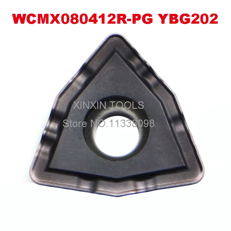 

WCMX080412R-PG YBG202. Zcc Cutting Blade, Turning Tip,suitable For U Drills .WCMX080412