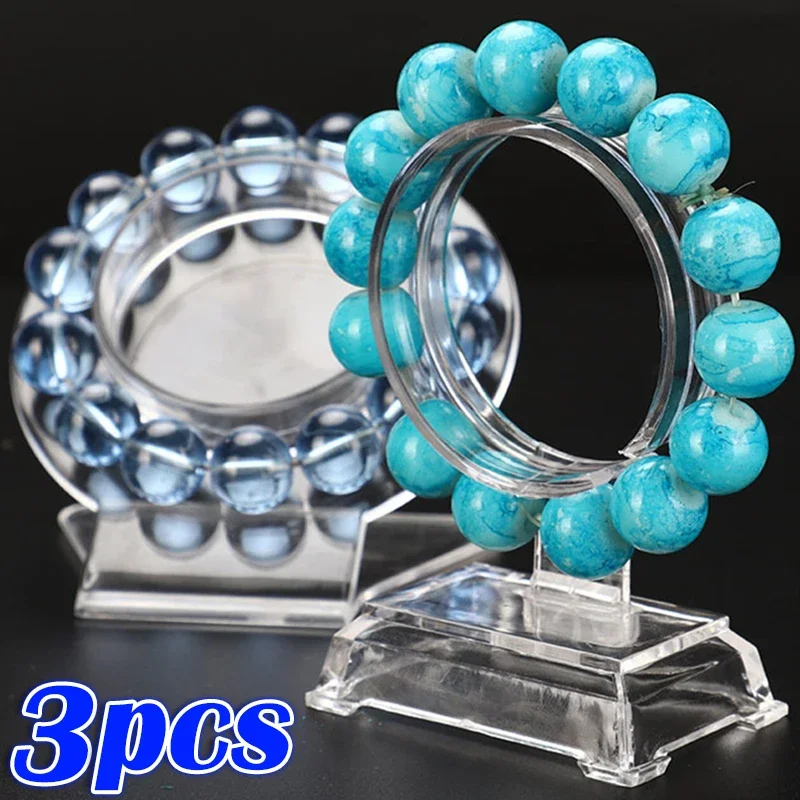 Transparent Acrylic Jewelry Watch Bracelet Display Holder Organizer Rack Acrylic Bracelet Display Collar Stand Shelf Holder