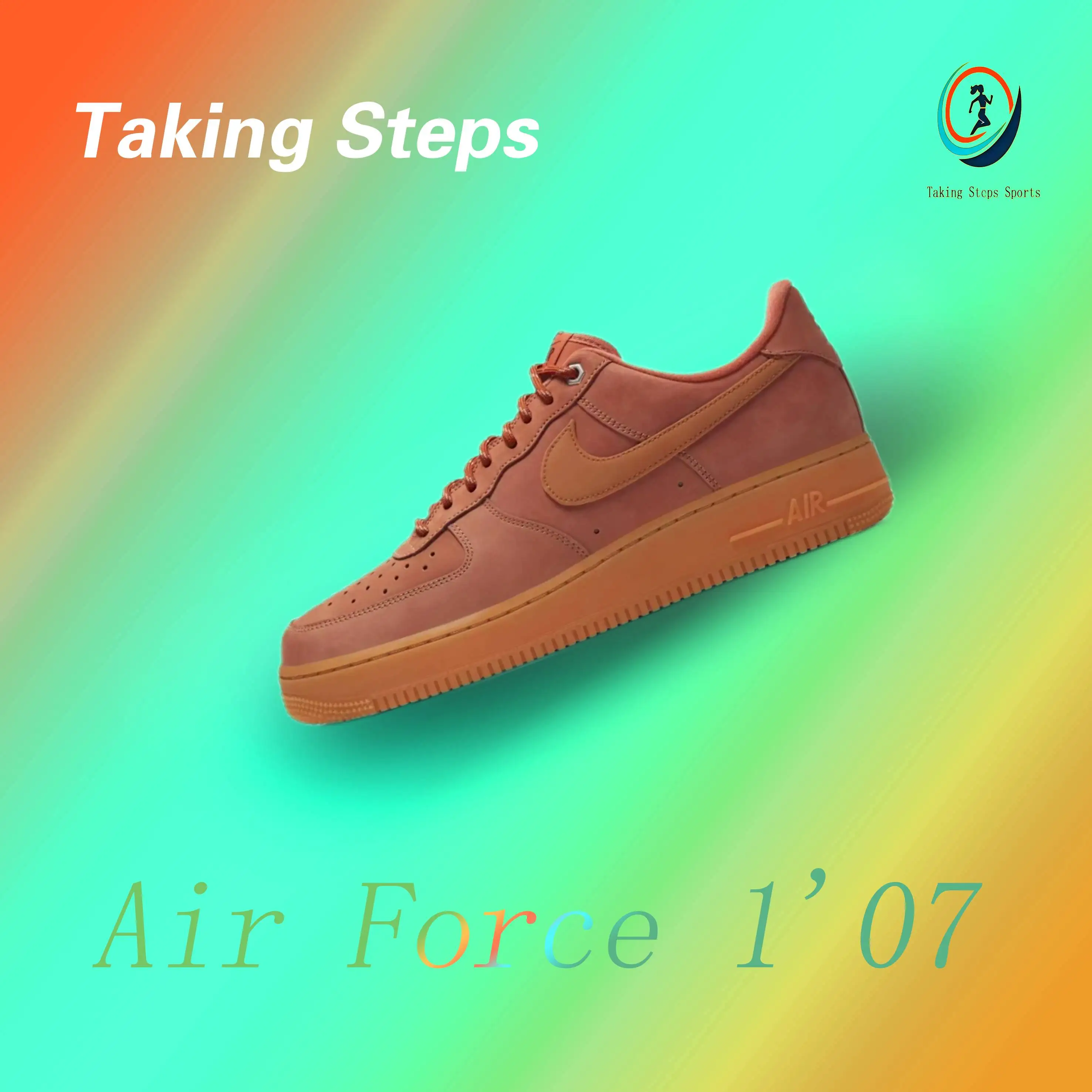 Nike Air Force 1'07 Essential Classic Anti-slip Wear-resistant Low-top Board Shoes Wheat Colour