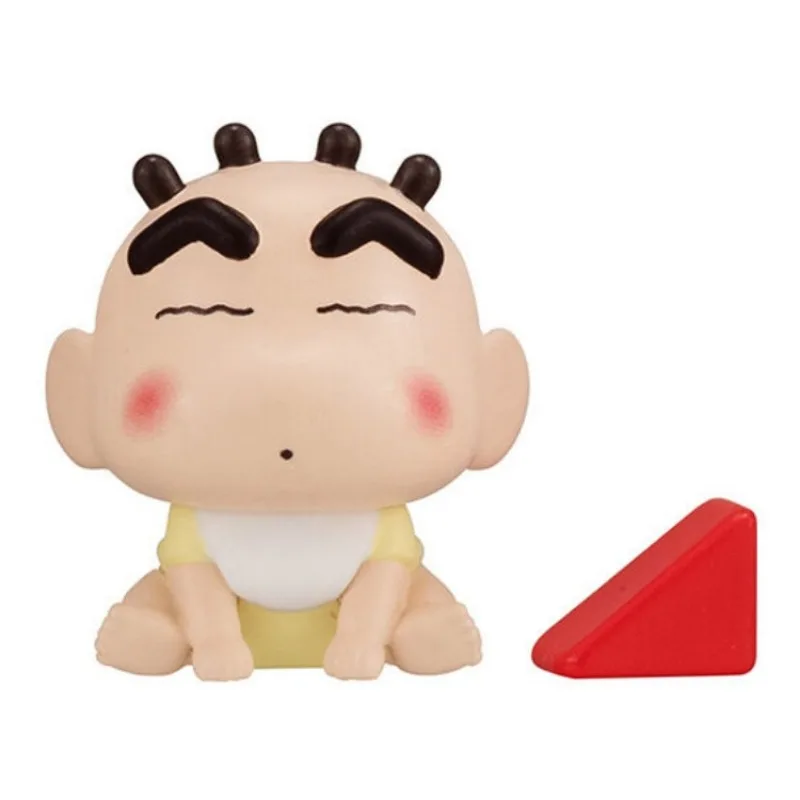 Bandai Original Gashapon Kawaii niedlichen Anime Wachs mal stift Shin Chan warten Baby Styling Figur Gachapon Kapsel Spielzeug Modelle Geschenk