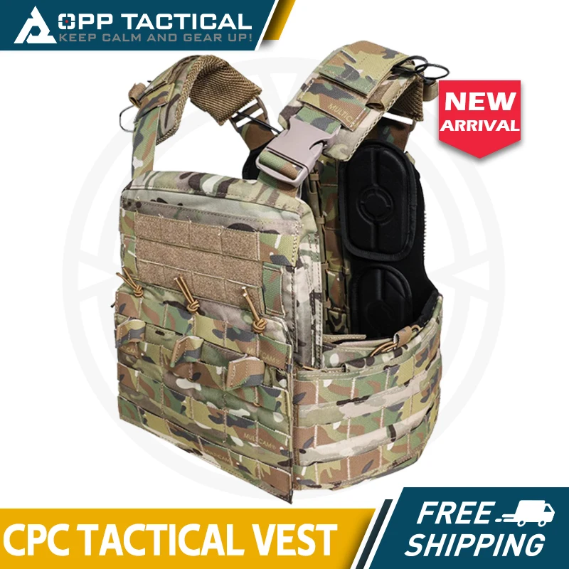 

Airsoft CPC Tactical Vest Cage Plate Carrier Magazine Pouch Quick Release Cummerbund EVA Pad Plate Baffle Paintball Accessories