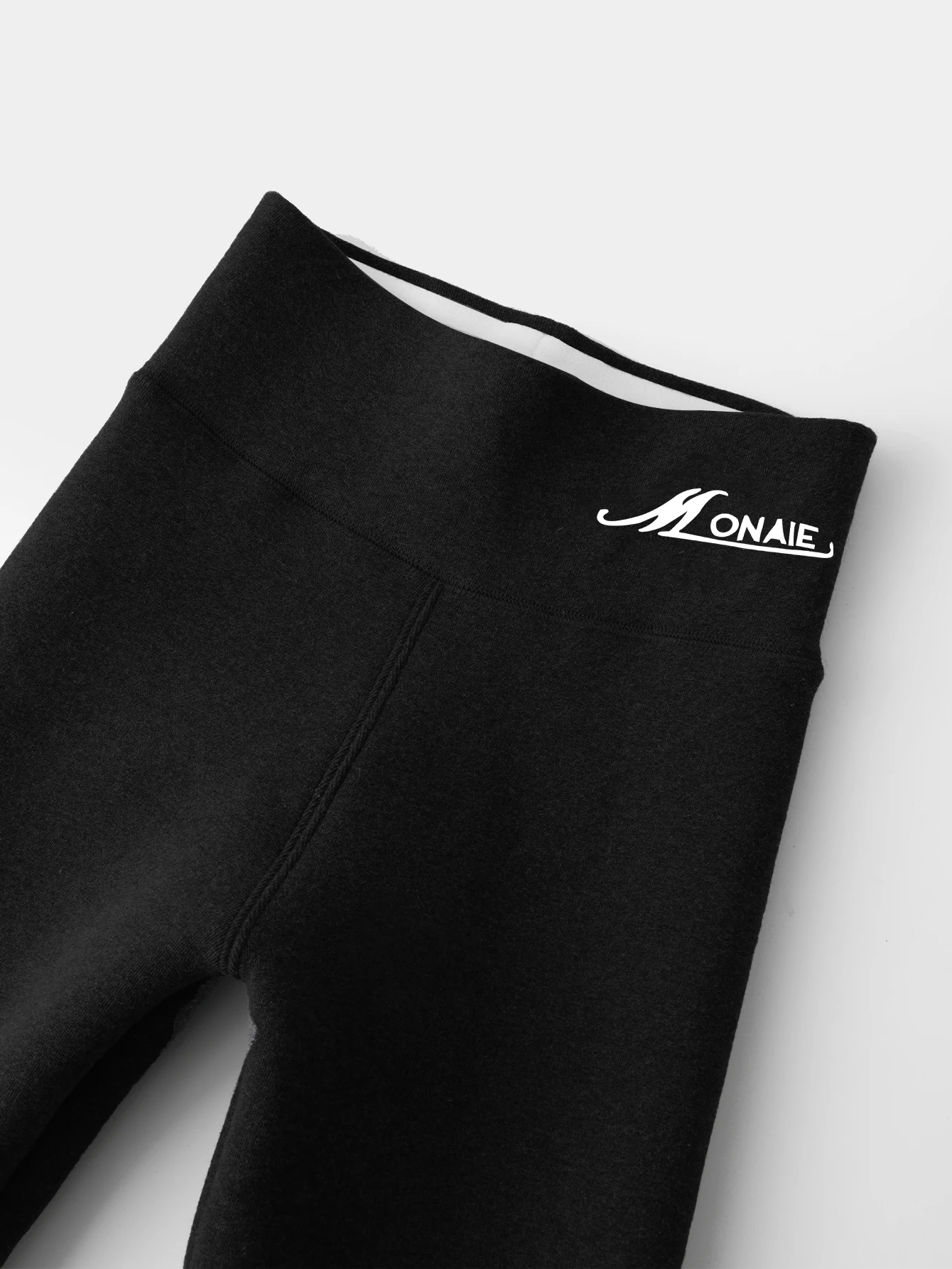 High-waist de rong fleece-lined thick winter and autumn and winter inner and outer wear lamb fur base layer pants outer wear hea