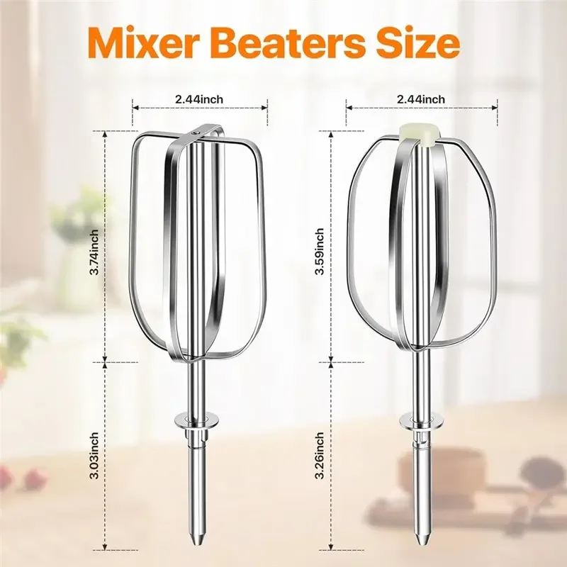 【POPULAR】Batidores de repuesto para Sunbeam Mixmaster, paquete de 2, para los modelos 2372, 2382, 2484, 2485, 2486, 2503, 2506,