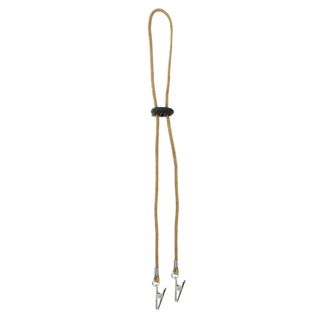 Stainless Steel Napkin Clip Holder Wearable Serviette Chain for Adult Child Table Protection During Meals