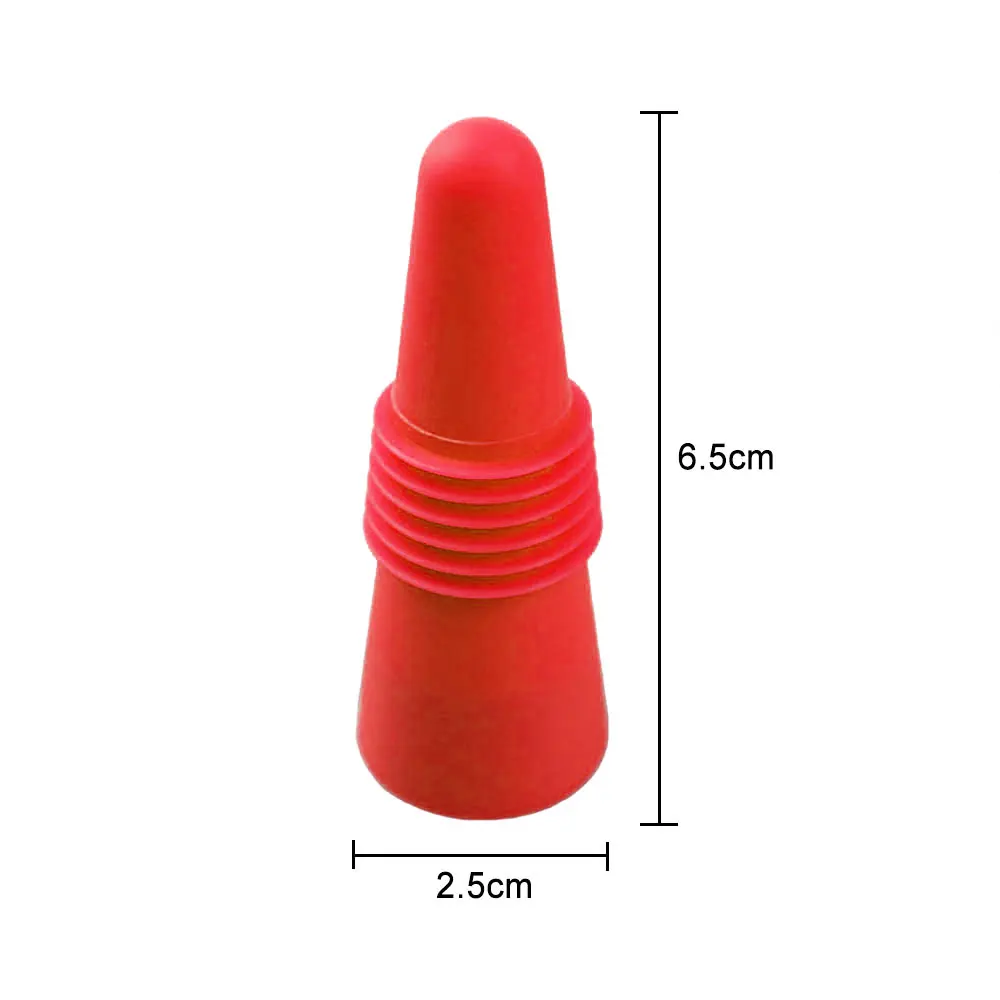 Silicone world  Silicone Wine stopper Beverage Bottle Leak Proof Champagne Bottles Sealer Stoppers Wine Saver Stopper Reusable