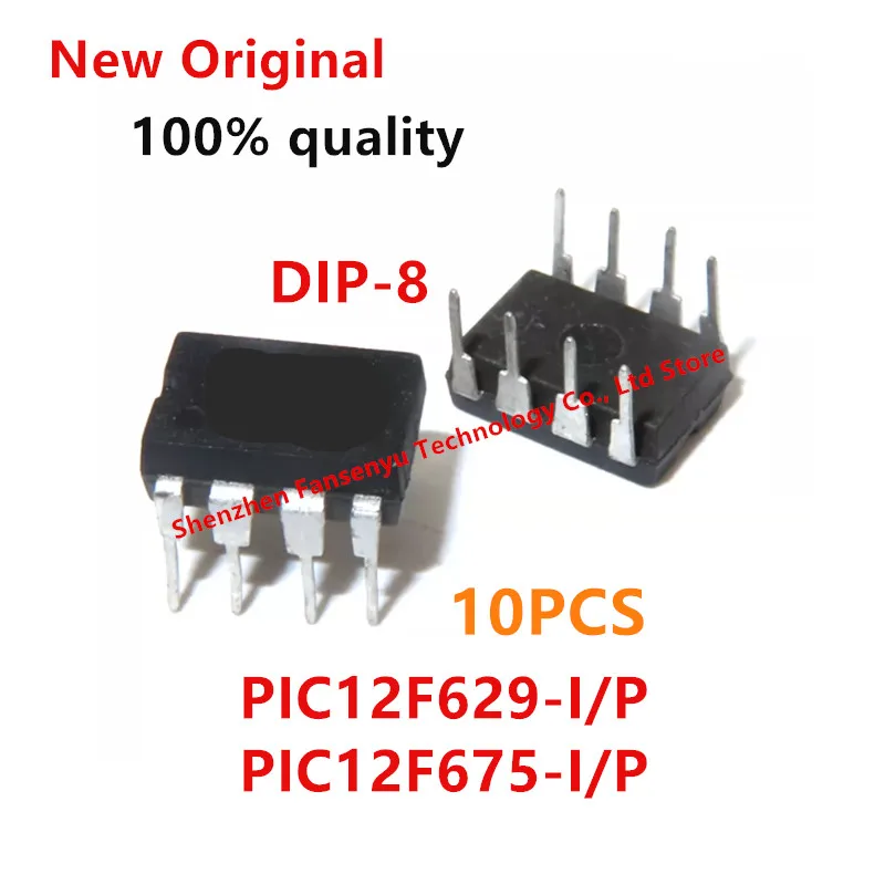 (10piece)100% New PIC12F629-I/P PIC12F675-I/P PIC12F629 PIC12F675 12F629 12F675 DIP-8 Chipset